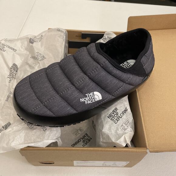 NEW The North Face ThermoBall Traction Mule V Slippers Women’s Phantom Grey 7 - Picture 1 of 4